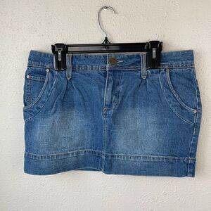 Route 66 Denim Mini Skirt Size 11/12 EUC